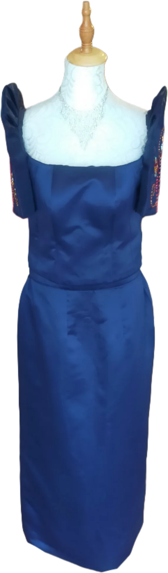 Navy Blue Filipiniana