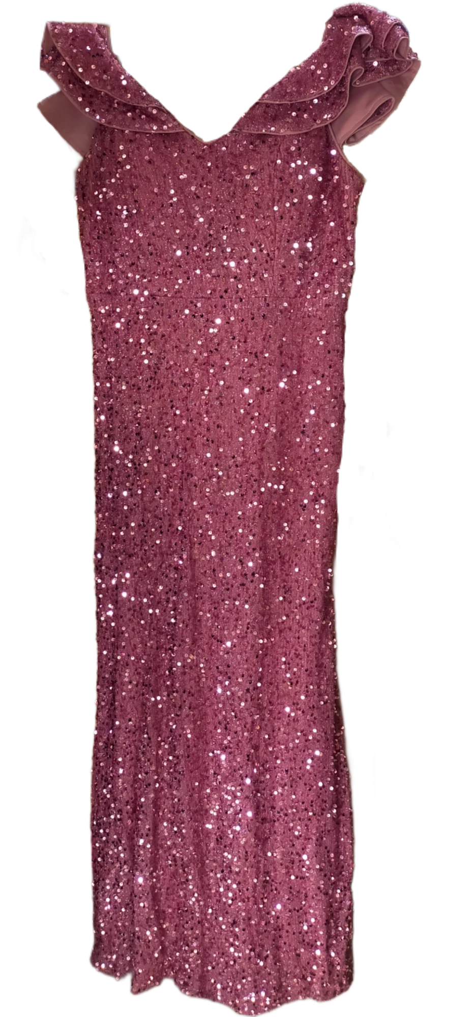 Burgundy Evening Gown